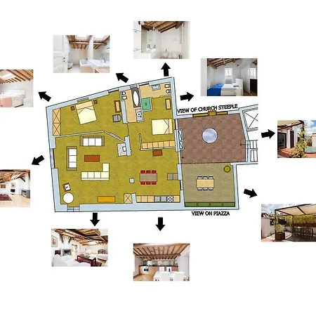 Habitat'S Navona Pantheon Attic Apartment *